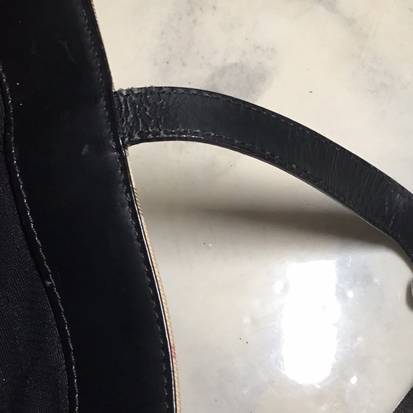 Burberry House Check Small Tote Coated canvas with Black leather detail - Picture 16 of 16